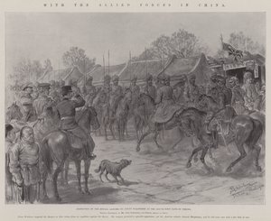With the Allied Forces in China by Johann Nepomuk Schonberg